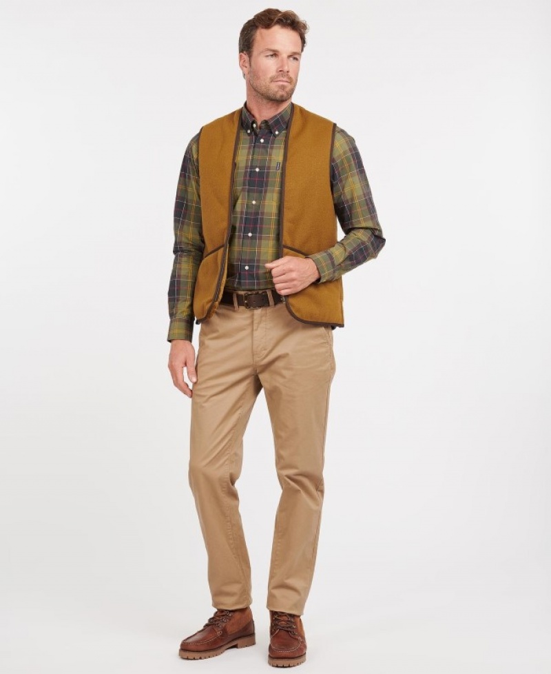 Barbour Warm Pile Zip-In Liner Waistcoat Maro | ICUR8438