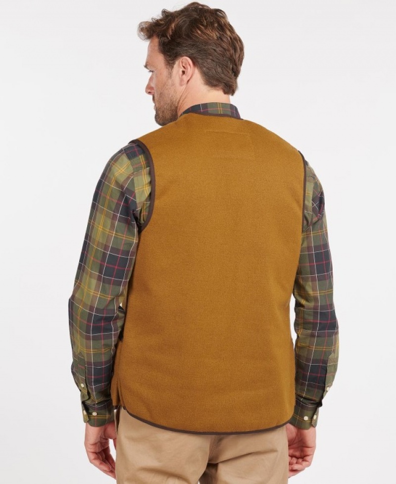 Barbour Warm Pile Zip-In Liner Waistcoat Maro | ICUR8438