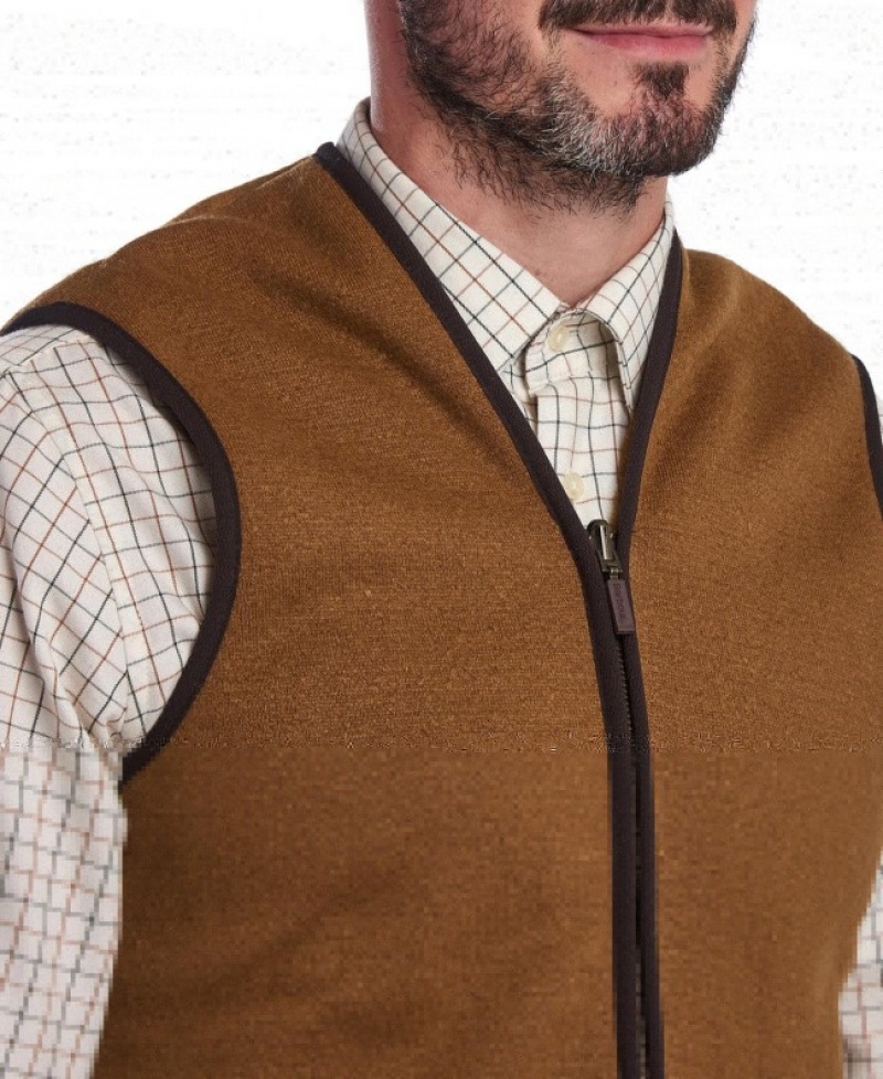 Barbour Warm Pile Zip-In Liner Waistcoat Maro | ICUR8438