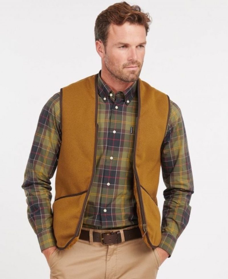 Barbour Warm Pile Zip-In Liner Waistcoat Maro | ICUR8438