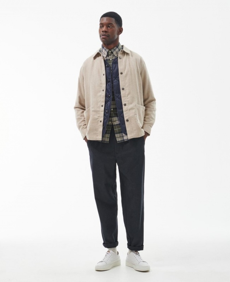 Barbour Waterhill Tailored Bej | RMGF8997