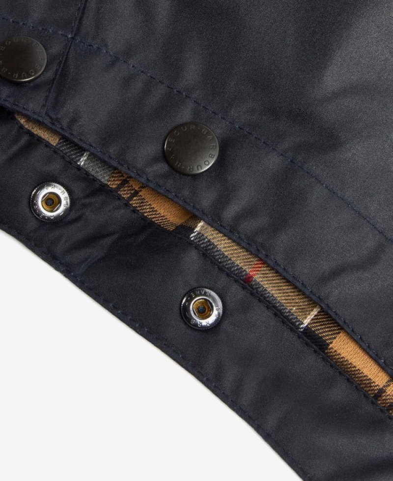Barbour Wax Bumbac Bleumarin | FYUH7080