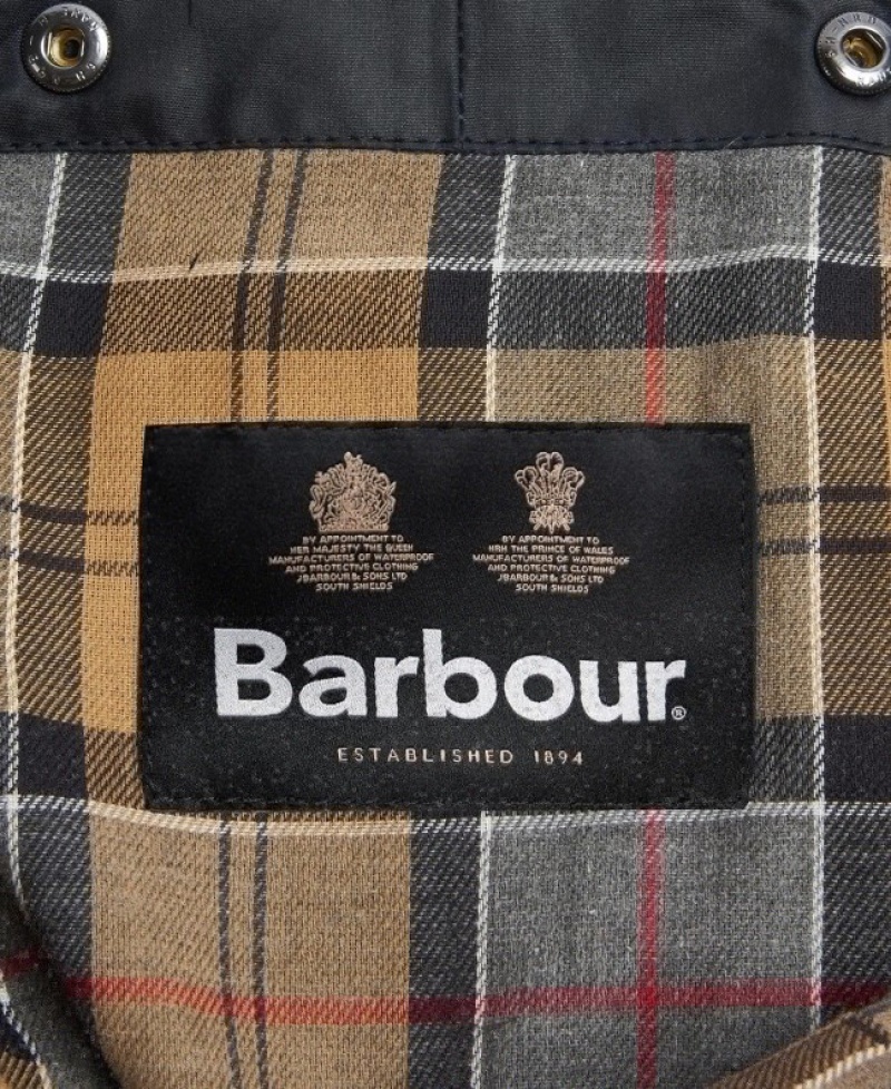 Barbour Wax Bumbac Bleumarin | FYUH7080