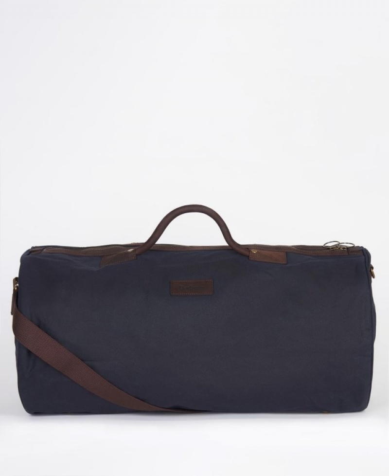 Barbour Wax Holdall Bleumarin | BWTE1762