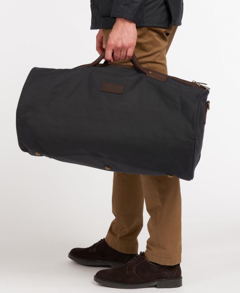 Barbour Wax Holdall Bleumarin | BWTE1762