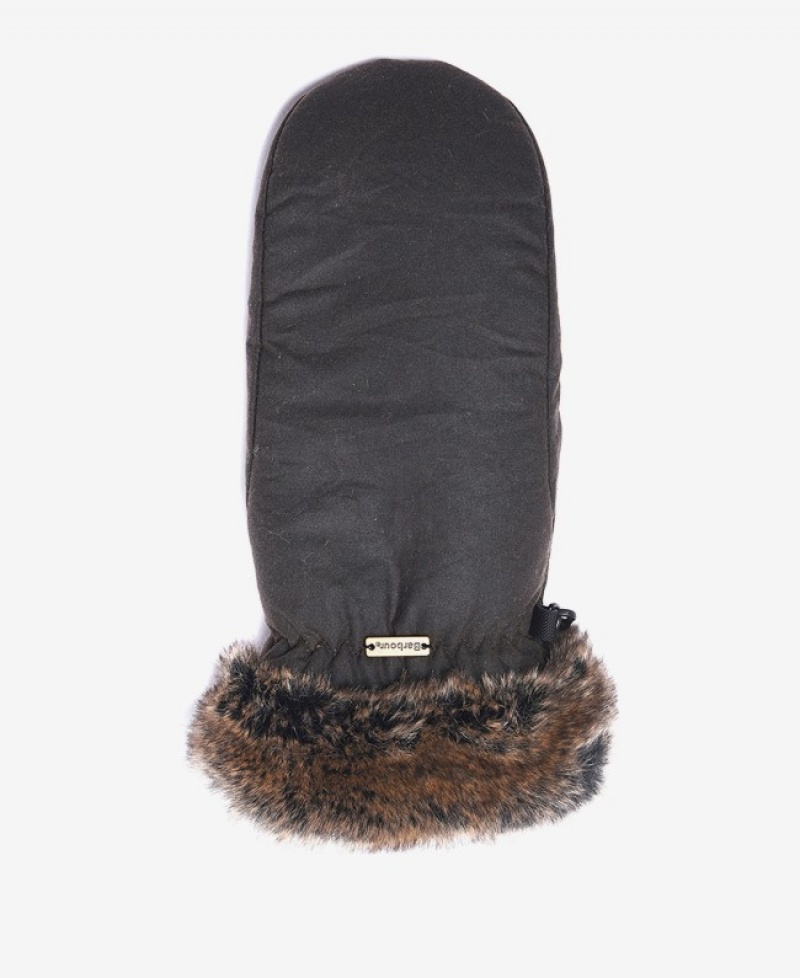 Barbour Wax Mittens Verzi | FHZA5516