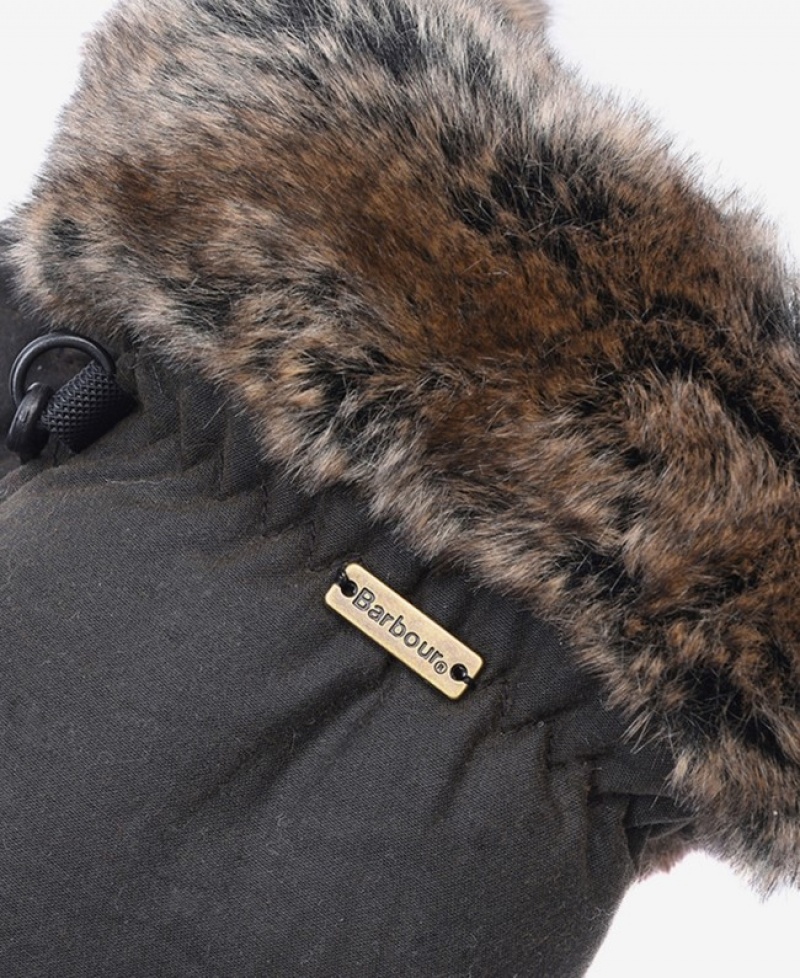 Barbour Wax Mittens Verzi | FHZA5516