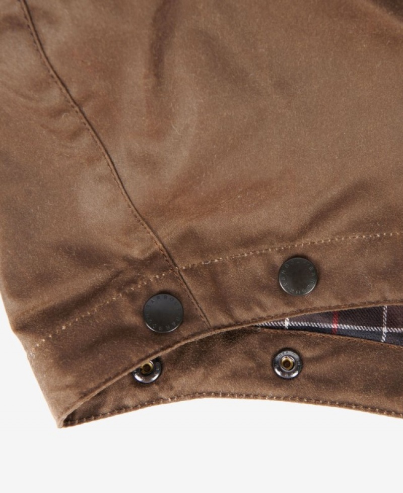 Barbour Waxed Bumbac Maro | ELDV8559