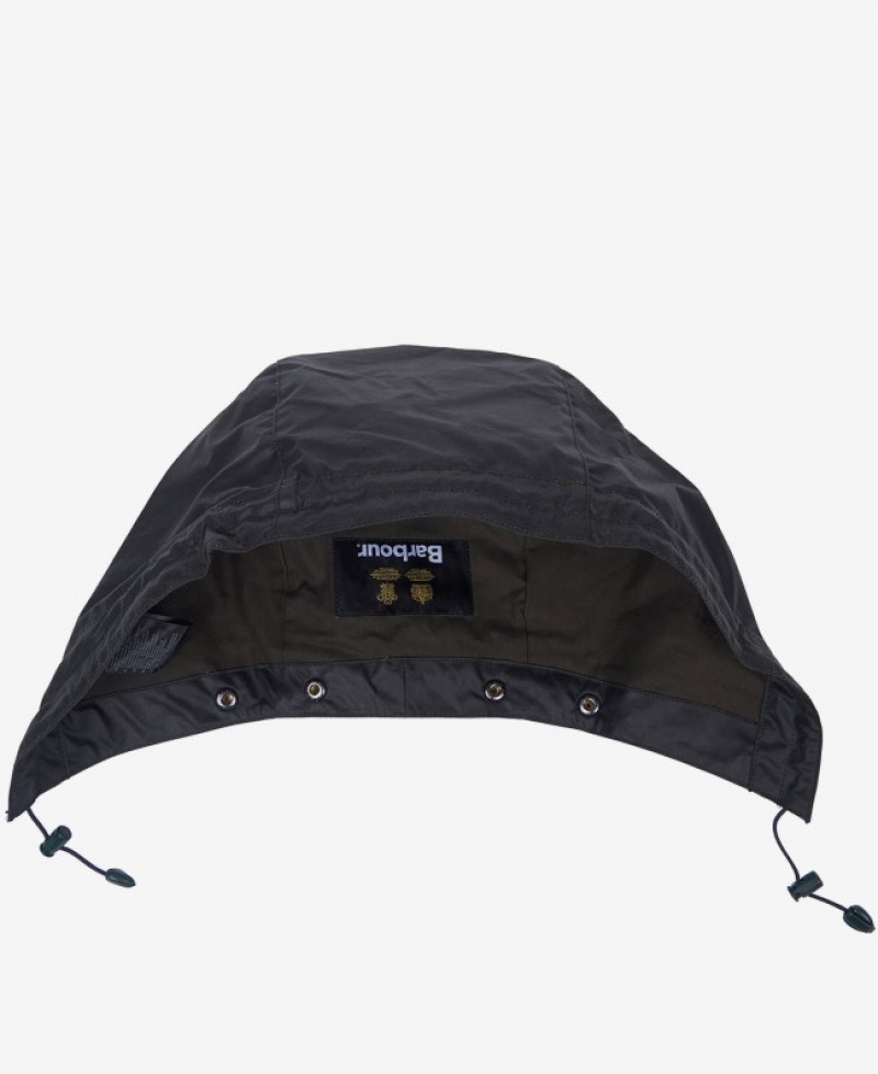 Barbour Waxed Bumbac Plain Negrii | AMNL9101