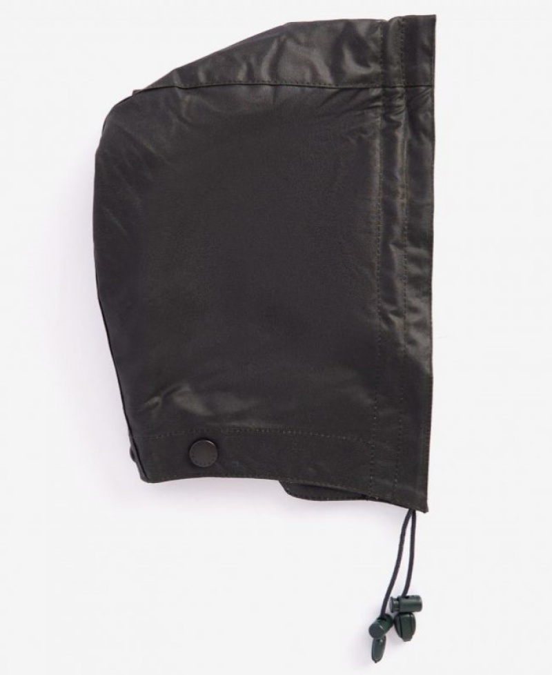 Barbour Waxed Bumbac Plain Negrii | AMNL9101