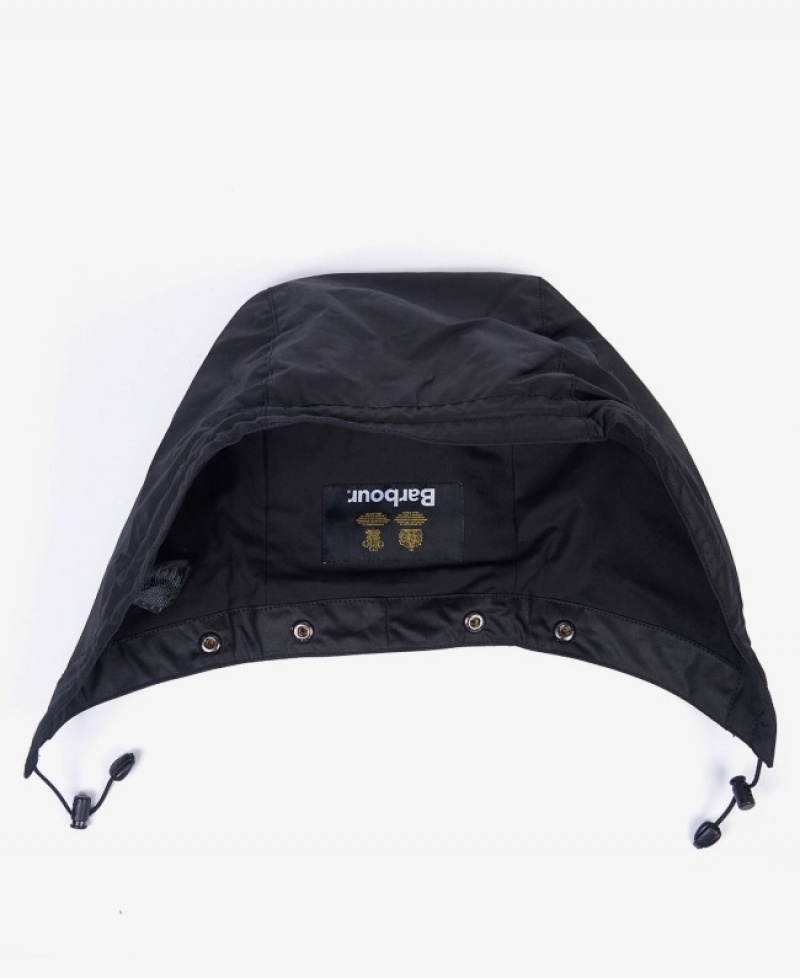Barbour Waxed Bumbac Plain Negrii | SMFR4938