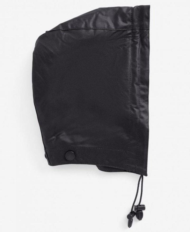 Barbour Waxed Bumbac Plain Negrii | SMFR4938