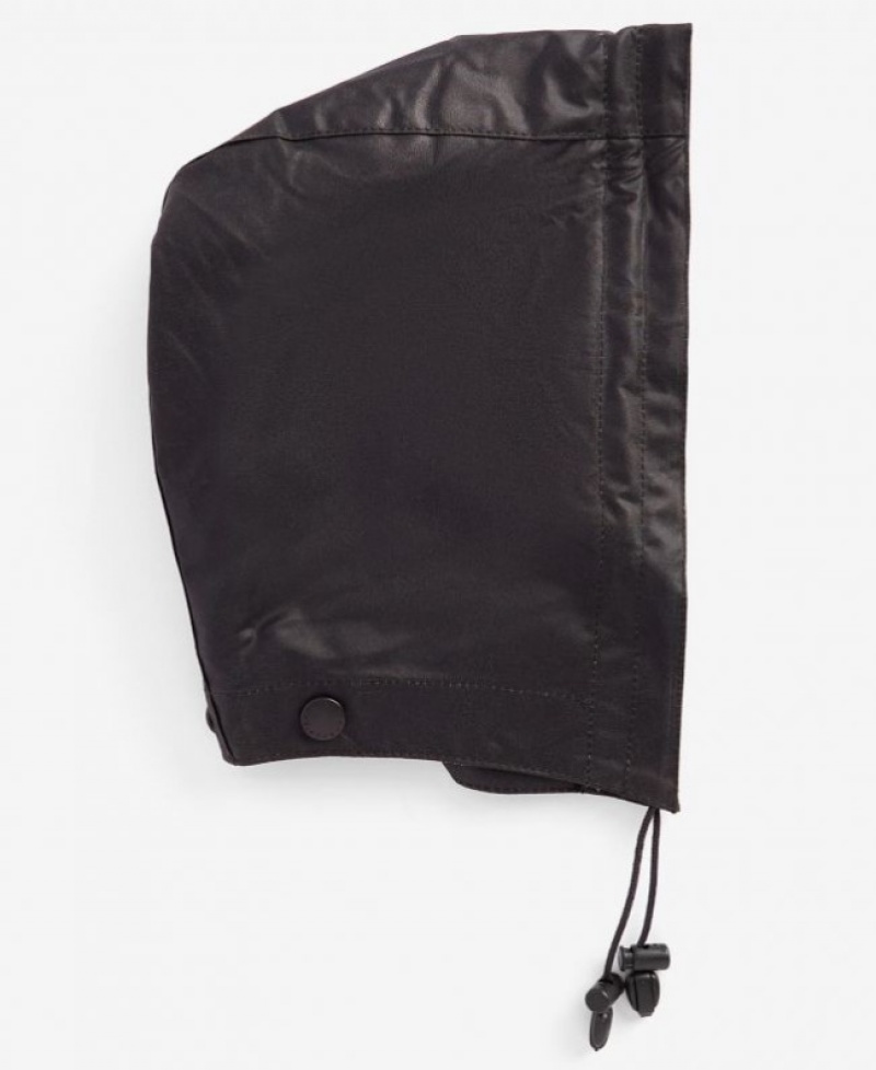 Barbour Waxed Bumbac Plain Negrii | WLSY7641