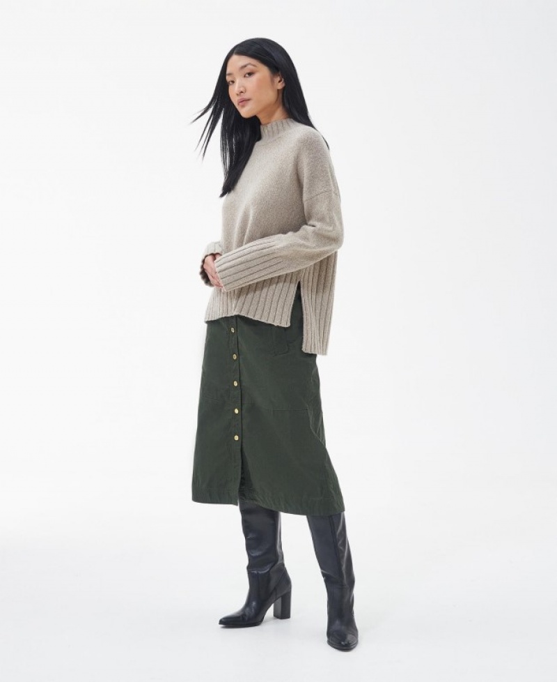 Barbour Winona Tricotate Bej | MEIL3329
