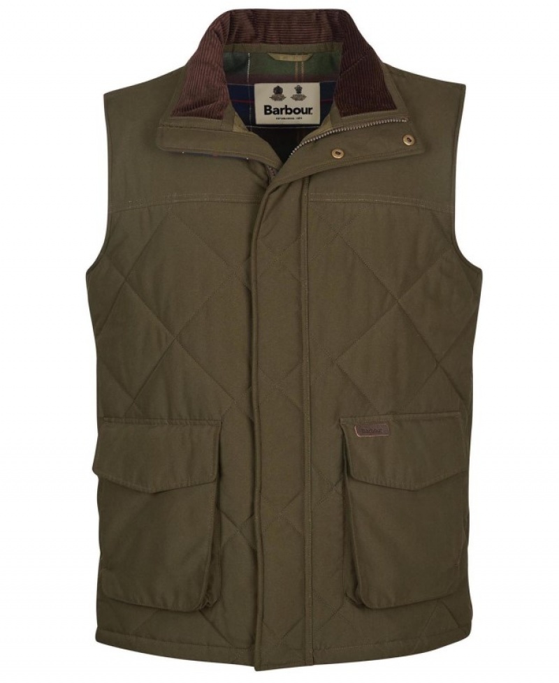 Barbour Winterdale Gilet Masline Verzi | PORQ7851