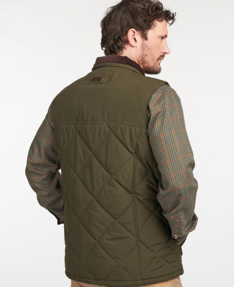 Barbour Winterdale Gilet Masline Verzi | PORQ7851