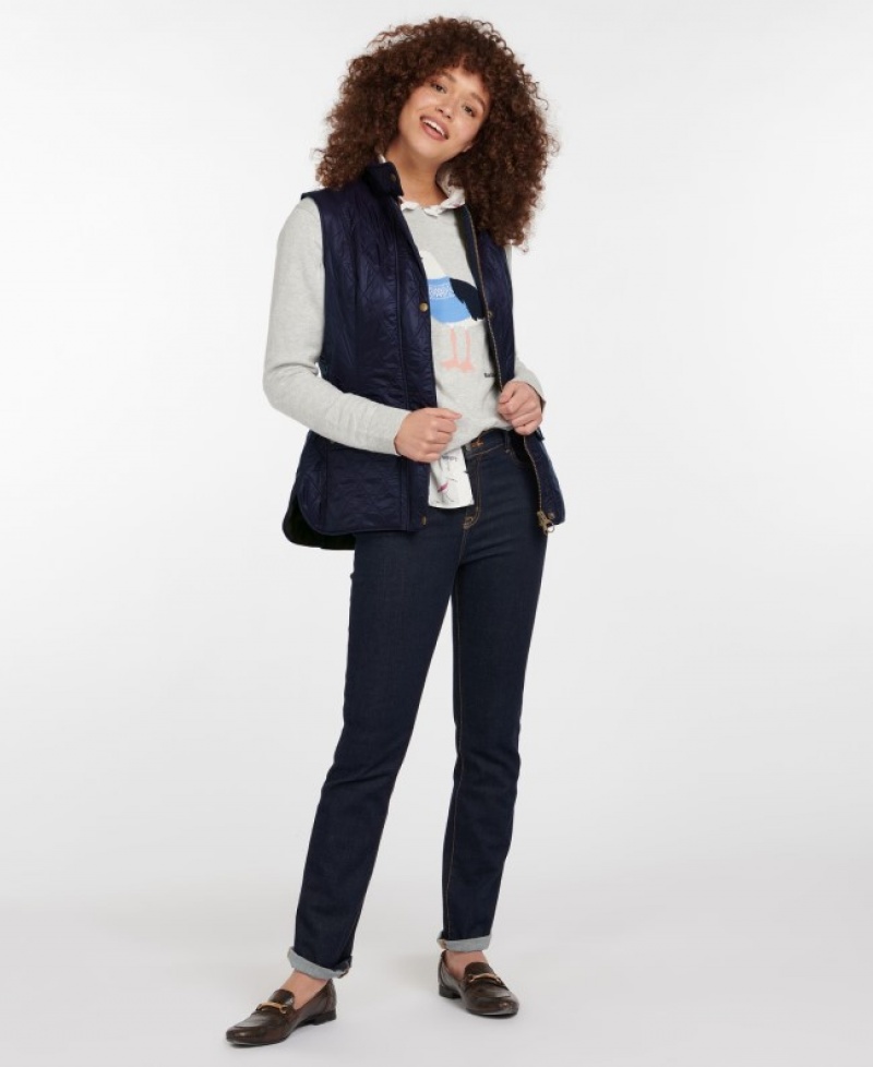 Barbour Wray Gilet Albastri | RUMX6558