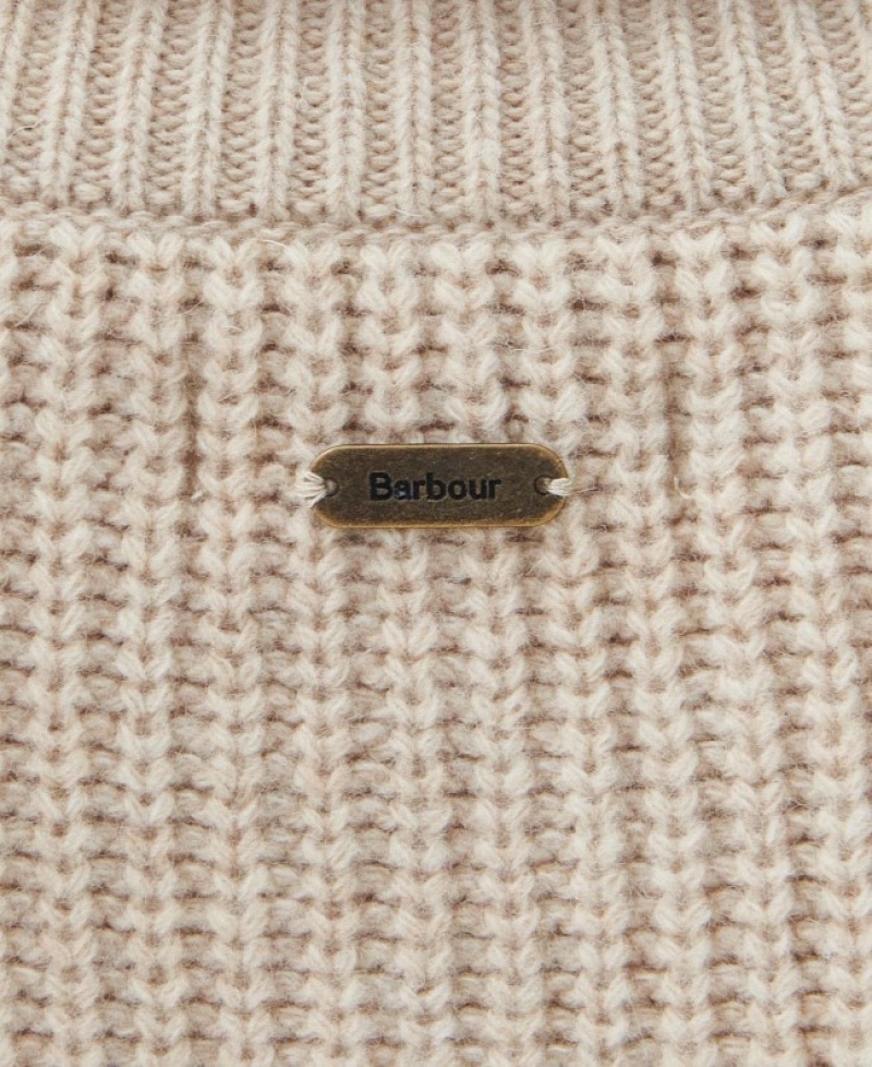 Barbour Yarrow Tricotate Bej | ZSAC4867