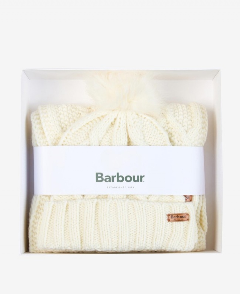Barbour ridley beanie and scarf Albi | IHAW8510