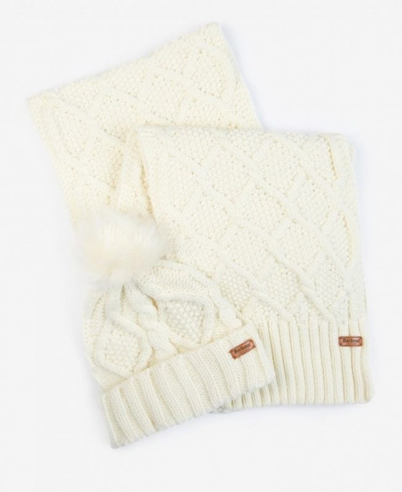 Barbour ridley beanie and scarf Albi | IHAW8510