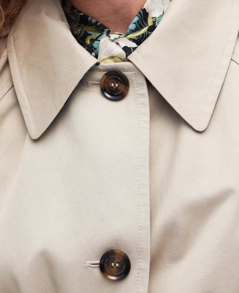 Barbour x House of Hackney Queensbridge Showerproof Bej | WSNP4988