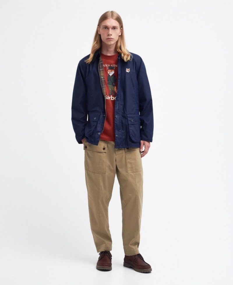 Barbour x Maison Kitsuné Beaufort Indigo | EXQO8520