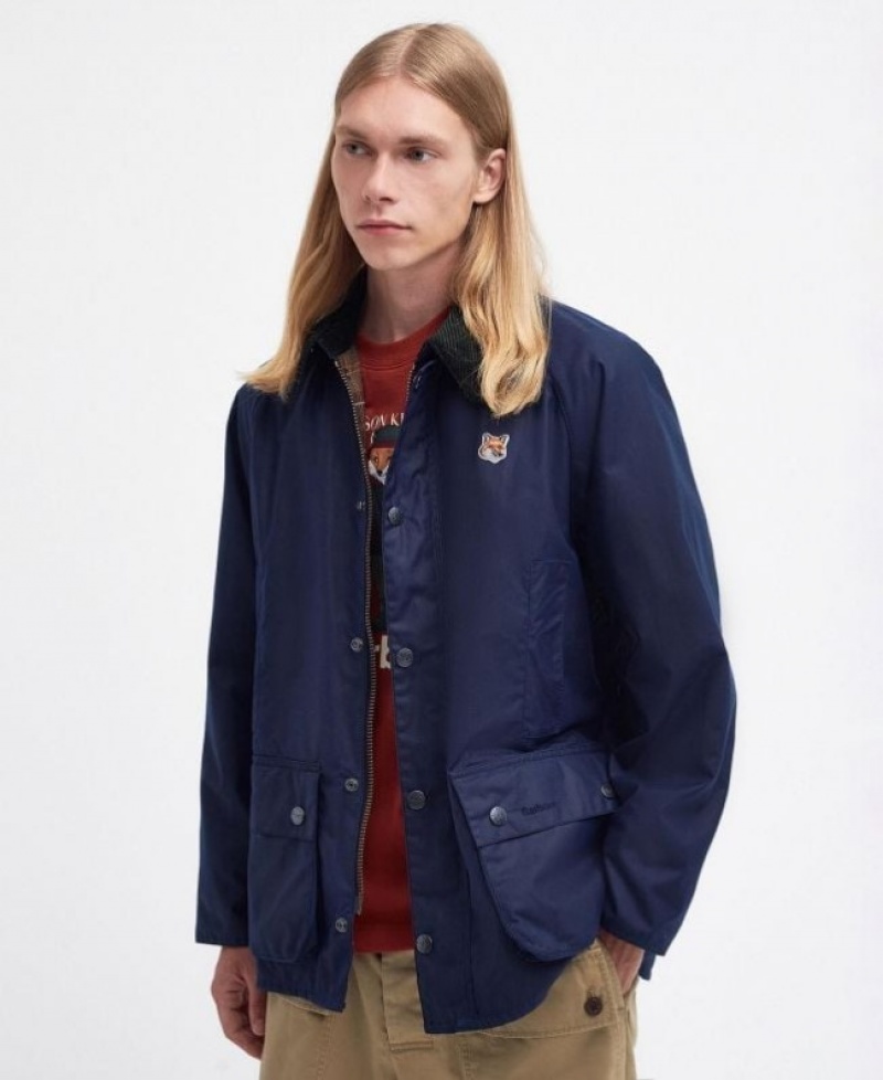 Barbour x Maison Kitsuné Beaufort Indigo | EXQO8520