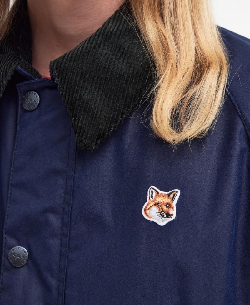 Barbour x Maison Kitsuné Beaufort Indigo | ATRB3175