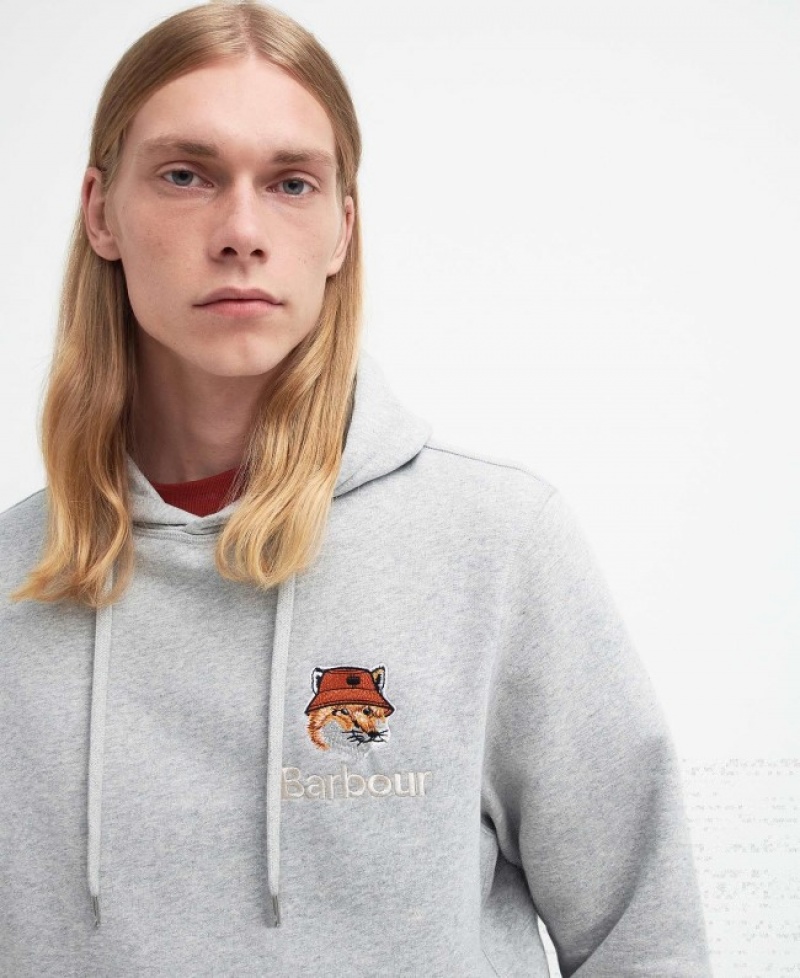 Barbour x Maison Kitsuné Fox Head Gri | ICMM6690