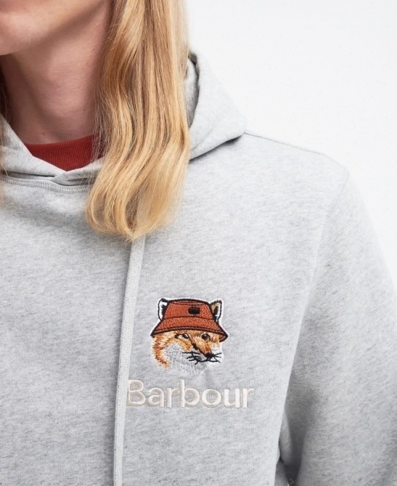 Barbour x Maison Kitsuné Fox Head Gri | ICMM6690