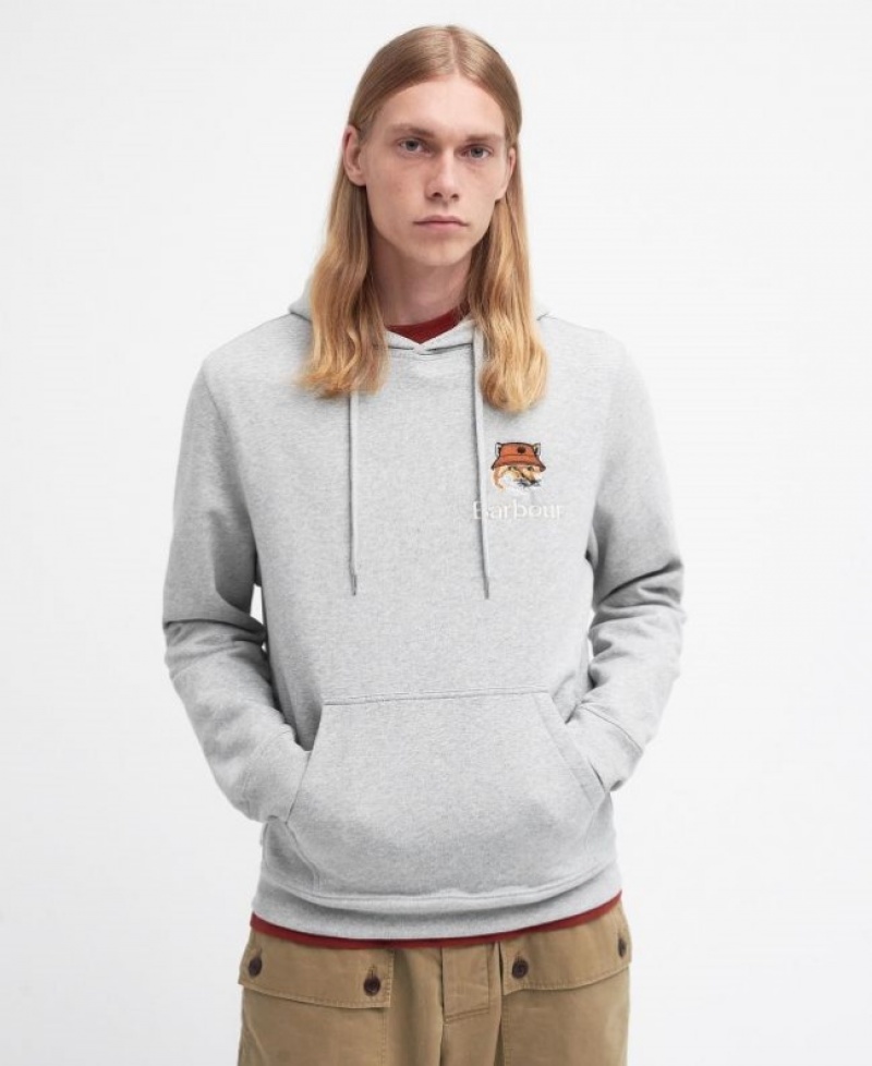 Barbour x Maison Kitsuné Fox Head Gri | ICMM6690