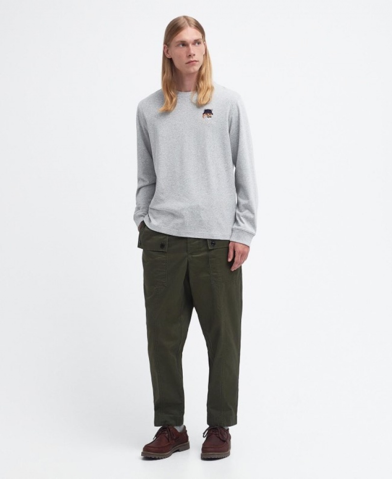 Barbour x Maison Kitsuné Fox Head Gri | LMCK3271