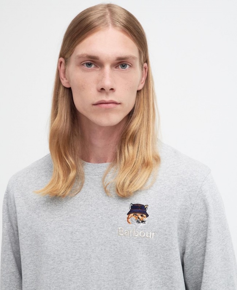 Barbour x Maison Kitsuné Fox Head Gri | LMCK3271