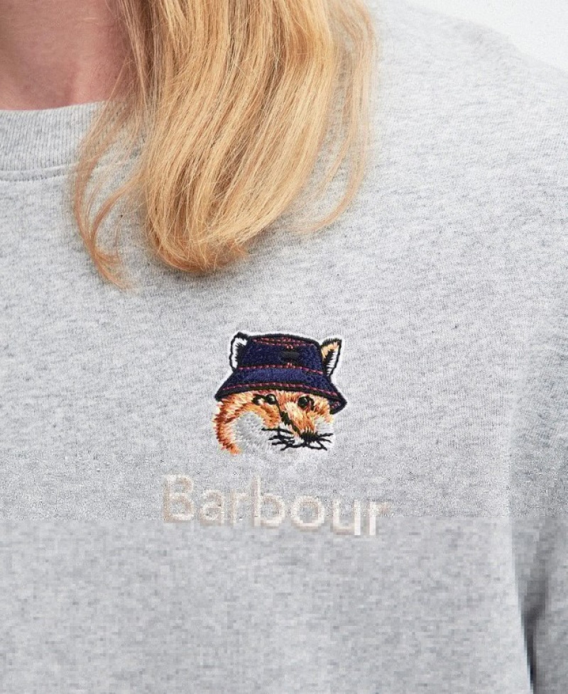 Barbour x Maison Kitsuné Fox Head Gri | LMCK3271