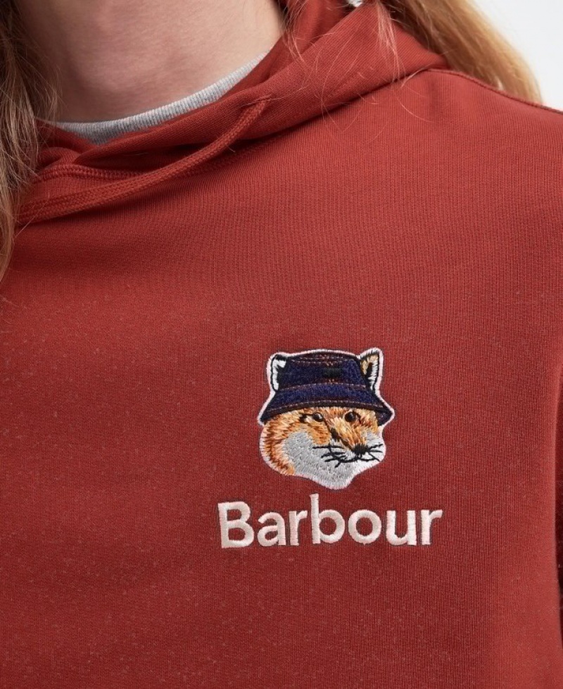 Barbour x Maison Kitsuné Fox Head Rosii | MKQI8652