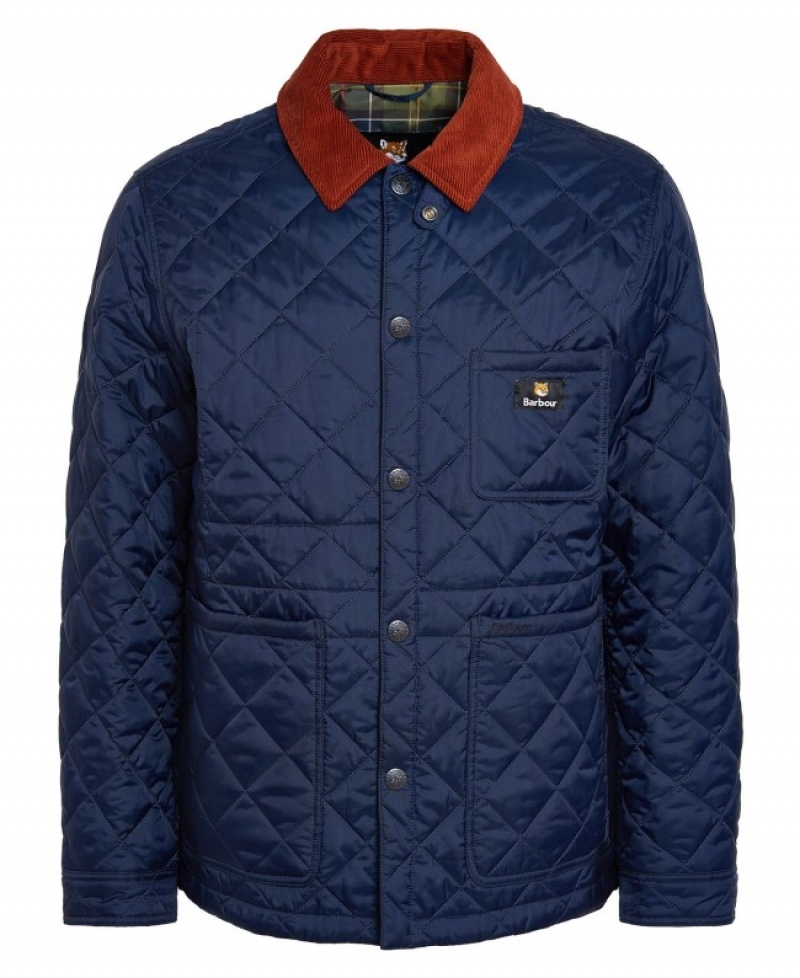 Barbour x Maison Kitsuné Kenning Bleumarin | IDGA6071