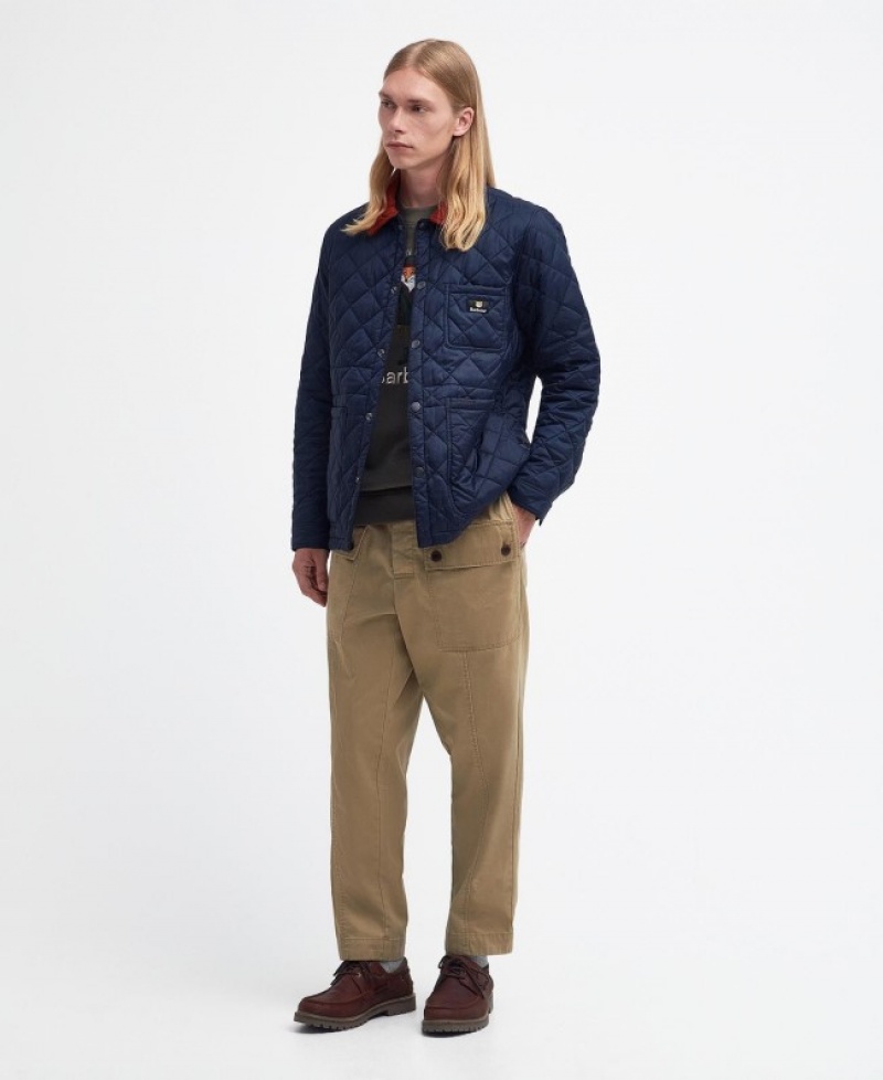 Barbour x Maison Kitsuné Kenning Bleumarin | IDGA6071