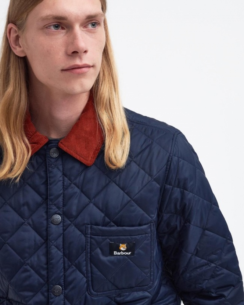 Barbour x Maison Kitsuné Kenning Bleumarin | IDGA6071