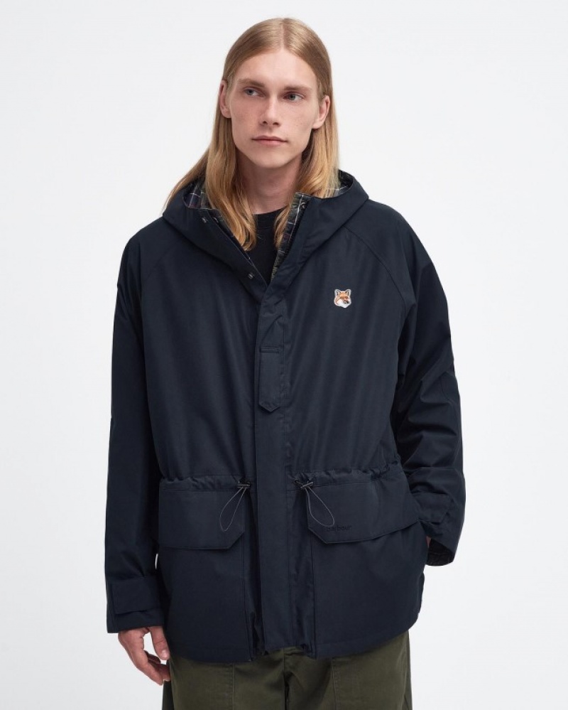 Barbour x Maison Kitsuné Military Reversible Negrii | KSDW2478