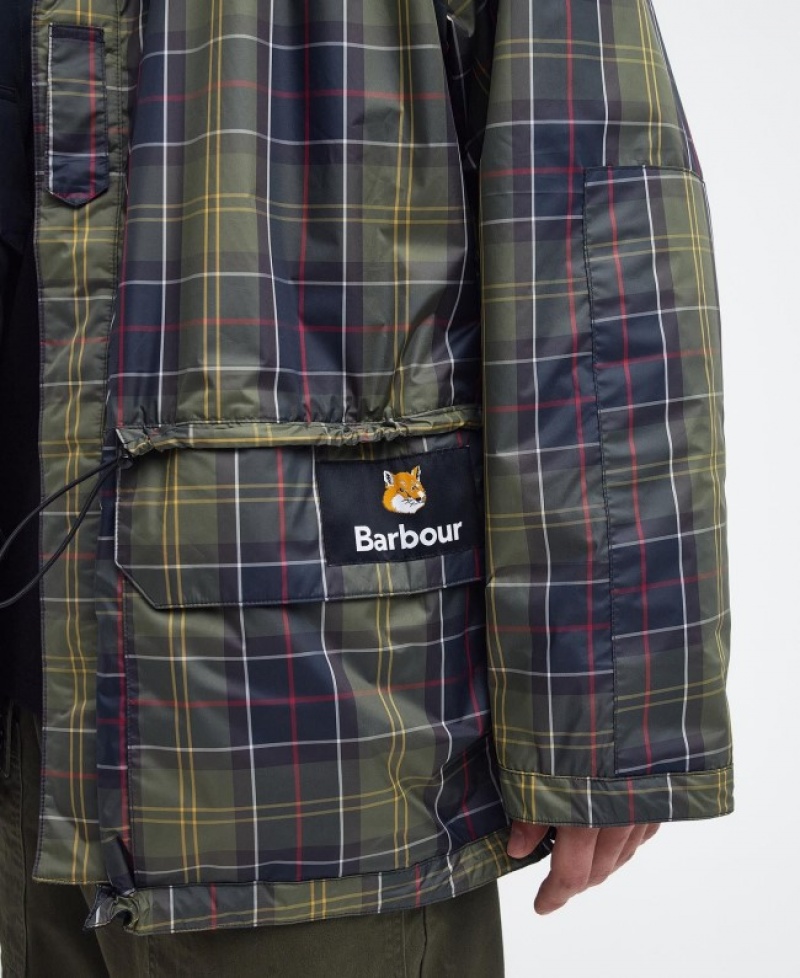 Barbour x Maison Kitsuné Military Reversible Negrii | EKXA4366
