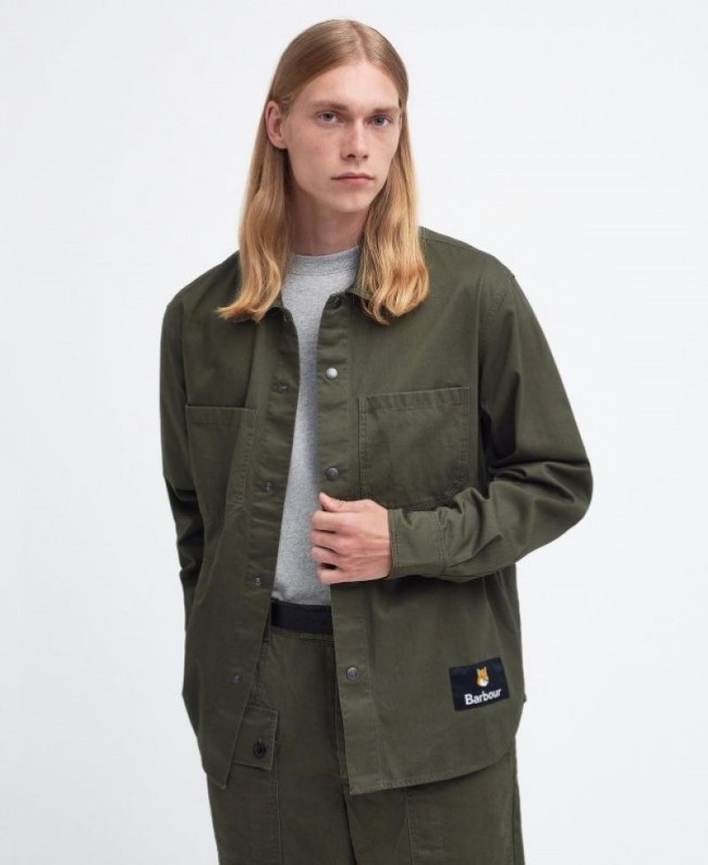 Barbour x Maison Kitsuné Relaxed Verzi | NKYN4353