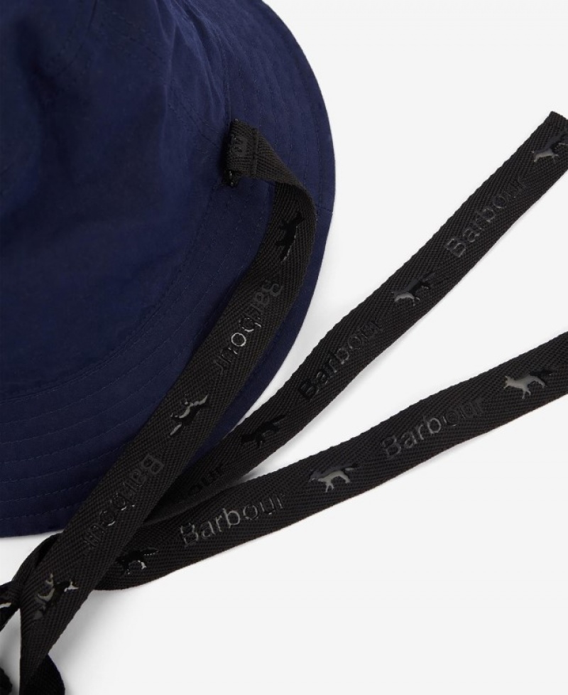 Barbour x Maison Kitsuné Reversible Bucket Bleumarin Inchis | CYEF0069
