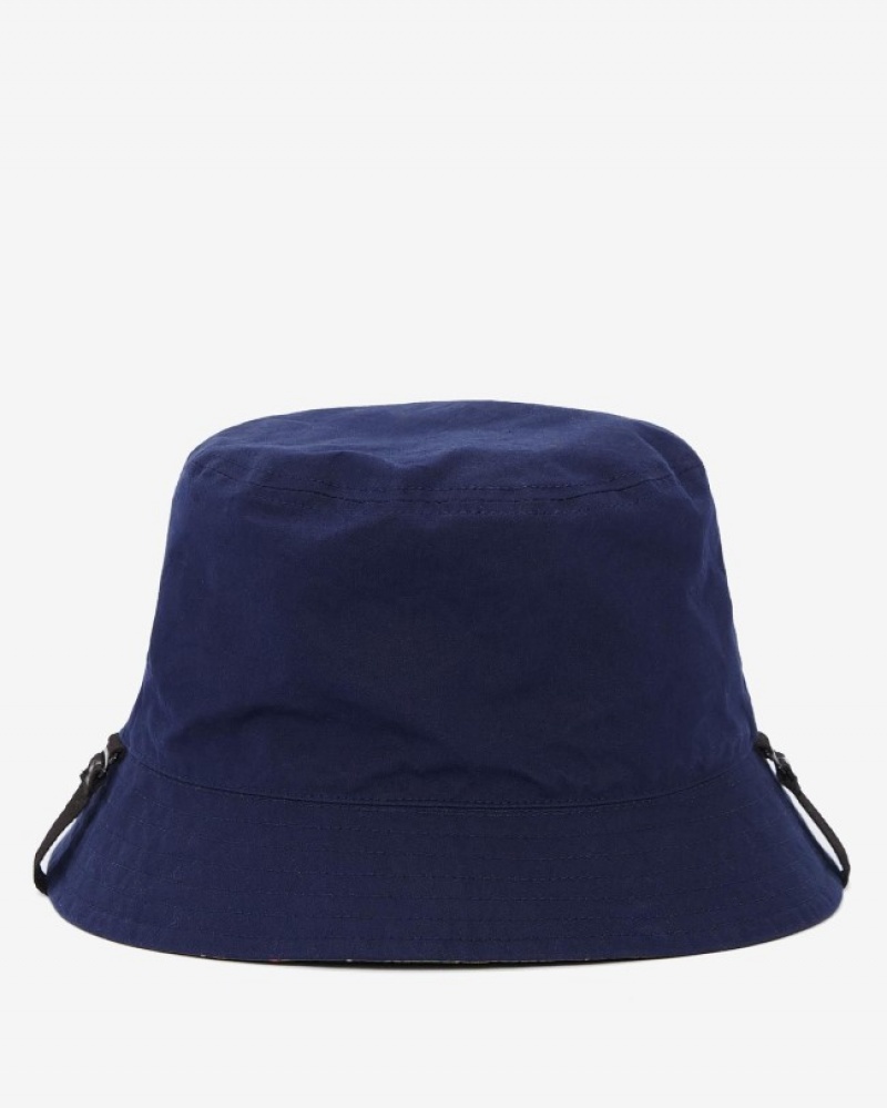 Barbour x Maison Kitsuné Reversible Bucket Bleumarin Inchis | CYEF0069